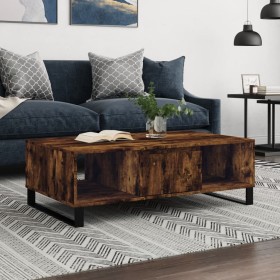 Smoked oak engineered wood coffee table 104x60x35 cm by vidaXL, Coffee table - Ref: Foro24-827097, Price: 105,57 €, Discount: %