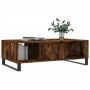 Mesa de centro madera de ingeniería roble ahumado 104x60x35 cm de vidaXL, Mesas de centro - Ref: Foro24-827097, Precio: 105,5...