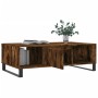 Mesa de centro madera de ingeniería roble ahumado 104x60x35 cm de vidaXL, Mesas de centro - Ref: Foro24-827097, Precio: 105,5...