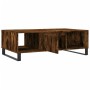 Mesa de centro madera de ingeniería roble ahumado 104x60x35 cm de vidaXL, Mesas de centro - Ref: Foro24-827097, Precio: 105,5...