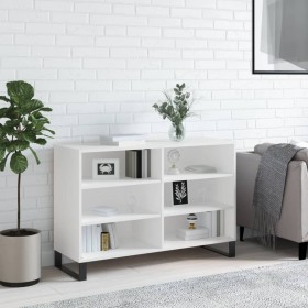 White engineered wood sideboard 103.5x35x70 cm by vidaXL, Sideboards - Ref: Foro24-827116, Price: 73,99 €, Discount: %