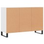 Aparador de madera de ingeniería blanco 103,5x35x70 cm de vidaXL, Aparadores - Ref: Foro24-827116, Precio: 74,99 €, Descuento: %