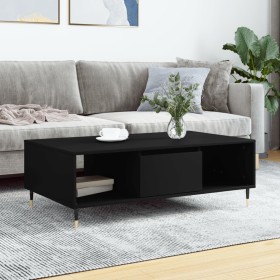 Schwarzer Couchtisch aus Holzwerkstoff, 104 x 60 x 35 cm von vidaXL, Couchtisch - Ref: Foro24-827077, Preis: 68,99 €, Rabatt: %