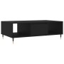 Black engineered wood coffee table 104x60x35 cm by vidaXL, Coffee table - Ref: Foro24-827077, Price: 67,83 €, Discount: %