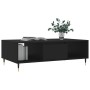 Black engineered wood coffee table 104x60x35 cm by vidaXL, Coffee table - Ref: Foro24-827077, Price: 67,83 €, Discount: %