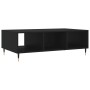 Black engineered wood coffee table 104x60x35 cm by vidaXL, Coffee table - Ref: Foro24-827077, Price: 67,83 €, Discount: %