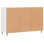 Aparador de madera de ingeniería blanco 103,5x35x70 cm de vidaXL, Aparadores - Ref: Foro24-827100, Precio: 70,64 €, Descuento: %