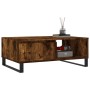 Smoked oak engineered wood coffee table 90x60x35 cm by vidaXL, Coffee table - Ref: Foro24-827073, Price: 80,28 €, Discount: %