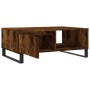 Mesa de centro madera de ingeniería roble ahumado 90x60x35 cm de vidaXL, Mesas de centro - Ref: Foro24-827073, Precio: 80,28 ...