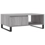 Mesa de centro madera de ingeniería gris Sonoma 90x60x35 cm de vidaXL, Mesas de centro - Ref: Foro24-827074, Precio: 76,35 €,...