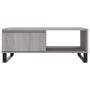 Mesa de centro madera de ingeniería gris Sonoma 90x60x35 cm de vidaXL, Mesas de centro - Ref: Foro24-827074, Precio: 76,35 €,...