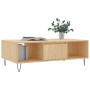 Center table made of Sonoma oak engineered wood 104x60x35 cm by vidaXL, Coffee table - Ref: Foro24-827087, Price: 66,20 €, Di...