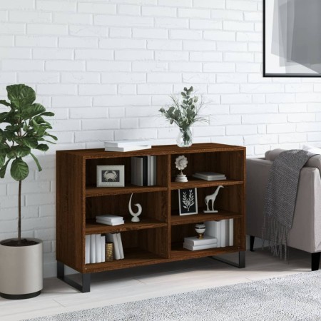 Engineered wood brown oak sideboard 103.5x35x70 cm by vidaXL, Sideboards - Ref: Foro24-827123, Price: 54,60 €, Discount: %