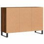 Aparador de madera de ingeniería marrón roble 103,5x35x70 cm de vidaXL, Aparadores - Ref: Foro24-827123, Precio: 54,60 €, Des...