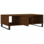 Brown oak engineered wood coffee table 104x60x35 cm by vidaXL, Coffee table - Ref: Foro24-827099, Price: 95,19 €, Discount: %