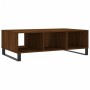 Brown oak engineered wood coffee table 104x60x35 cm by vidaXL, Coffee table - Ref: Foro24-827099, Price: 95,19 €, Discount: %