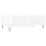 Mesa de centro madera de ingeniería blanco 104x60x35 cm de vidaXL, Mesas de centro - Ref: Foro24-827084, Precio: 68,99 €, Des...