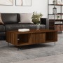 Engineered wood coffee table in brown oak, 104x60x35 cm by vidaXL, Coffee table - Ref: Foro24-827091, Price: 79,38 €, Discoun...