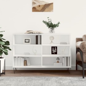 White engineered wood sideboard 103.5x35x70 cm by vidaXL, Sideboards - Ref: Foro24-827108, Price: 69,99 €, Discount: %