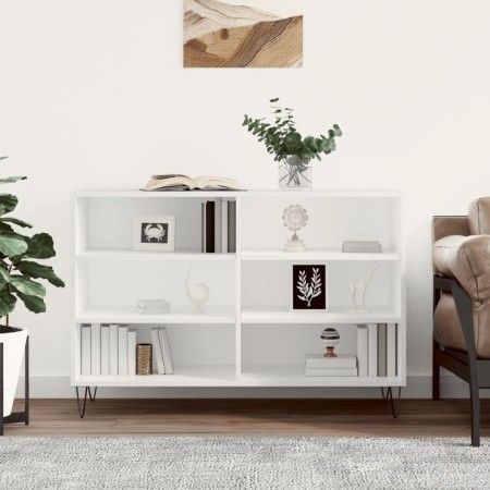 White engineered wood sideboard 103.5x35x70 cm by vidaXL, Sideboards - Ref: Foro24-827108, Price: 69,31 €, Discount: %