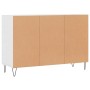 Aparador de madera de ingeniería blanco 103,5x35x70 cm de vidaXL, Aparadores - Ref: Foro24-827108, Precio: 69,31 €, Descuento: %