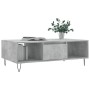 Mesa de centro madera de ingeniería gris hormigón 104x60x35 cm de vidaXL, Mesas de centro - Ref: Foro24-827088, Precio: 66,13...