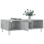 Mesa de centro madera de ingeniería gris hormigón 104x60x35 cm de vidaXL, Mesas de centro - Ref: Foro24-827088, Precio: 66,13...