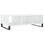 Mesa de centro madera de ingeniería blanco brillo 104x60x35 cm de vidaXL, Mesas de centro - Ref: Foro24-827094, Precio: 118,5...