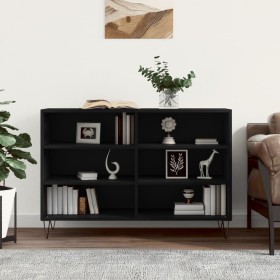 Black plywood sideboard 103.5x35x70 cm by vidaXL, Sideboards - Ref: Foro24-827109, Price: 69,99 €, Discount: %