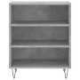 Concrete gray engineered wood sideboard 57x35x70 cm by vidaXL, Sideboards - Ref: Foro24-827136, Price: 46,99 €, Discount: %