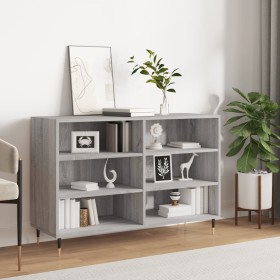 Sonoma gray engineered wood sideboard 103.5x35x70 cm by vidaXL, Sideboards - Ref: Foro24-827106, Price: 70,36 €, Discount: %