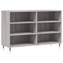 Aparador de madera de ingeniería gris Sonoma 103,5x35x70 cm de vidaXL, Aparadores - Ref: Foro24-827106, Precio: 70,36 €, Desc...