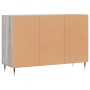 Aparador de madera de ingeniería gris Sonoma 103,5x35x70 cm de vidaXL, Aparadores - Ref: Foro24-827106, Precio: 70,36 €, Desc...