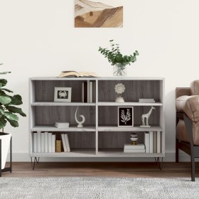 Engineered wood sideboard in Sonoma grey 103.5x35x70 cm by vidaXL, Sideboards - Ref: Foro24-827114, Price: 69,41 €, Discount: %