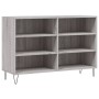 Engineered wood sideboard in Sonoma grey 103.5x35x70 cm by vidaXL, Sideboards - Ref: Foro24-827114, Price: 69,31 €, Discount: %