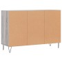 Aparador de madera de ingeniería gris Sonoma 103,5x35x70 cm de vidaXL, Aparadores - Ref: Foro24-827114, Precio: 69,31 €, Desc...