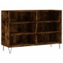 Smoked oak engineered wood sideboard 103.5x35x70 cm by vidaXL, Sideboards - Ref: Foro24-827113, Price: 69,99 €, Discount: %