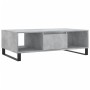 Mesa de centro madera de ingeniería gris hormigón 104x60x35 cm de vidaXL, Mesas de centro - Ref: Foro24-827096, Precio: 97,21...