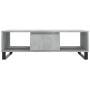 Mesa de centro madera de ingeniería gris hormigón 104x60x35 cm de vidaXL, Mesas de centro - Ref: Foro24-827096, Precio: 97,21...