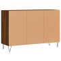 Aparador de madera de ingeniería marrón roble 103,5x35x70 cm de vidaXL, Aparadores - Ref: Foro24-827115, Precio: 57,11 €, Des...