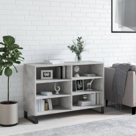 Concrete gray plywood sideboard 103.5x35x70 cm by vidaXL, Sideboards - Ref: Foro24-827120, Price: 71,98 €, Discount: %