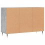 Concrete gray plywood sideboard 103.5x35x70 cm by vidaXL, Sideboards - Ref: Foro24-827104, Price: 68,86 €, Discount: %