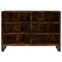 Smoked oak engineered wood sideboard 103.5x35x70 cm by vidaXL, Sideboards - Ref: Foro24-827121, Price: 58,99 €, Discount: %