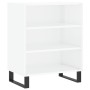 Aparador madera de ingeniería blanco brillante 57x35x70 cm de vidaXL, Aparadores - Ref: Foro24-827142, Precio: 44,32 €, Descu...