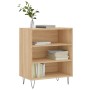 Aparador madera de ingeniería roble Sonoma 57x35x70 cm de vidaXL, Aparadores - Ref: Foro24-827135, Precio: 49,21 €, Descuento: %