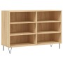 Aparador de madera contrachapada roble Sonoma 103,5x35x70 cm de vidaXL, Aparadores - Ref: Foro24-827111, Precio: 66,40 €, Des...