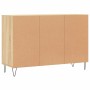 Aparador de madera contrachapada roble Sonoma 103,5x35x70 cm de vidaXL, Aparadores - Ref: Foro24-827111, Precio: 66,40 €, Des...