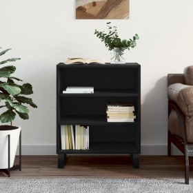 Black engineered wood sideboard 57x35x70 cm by vidaXL, Sideboards - Ref: Foro24-827141, Price: 59,28 €, Discount: %