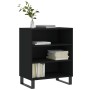 Aparador madera de ingeniería negro 57x35x70 cm de vidaXL, Aparadores - Ref: Foro24-827141, Precio: 59,18 €, Descuento: %