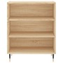 Aparador madera de ingeniería roble Sonoma 57x35x70 cm de vidaXL, Aparadores - Ref: Foro24-827127, Precio: 52,07 €, Descuento: %